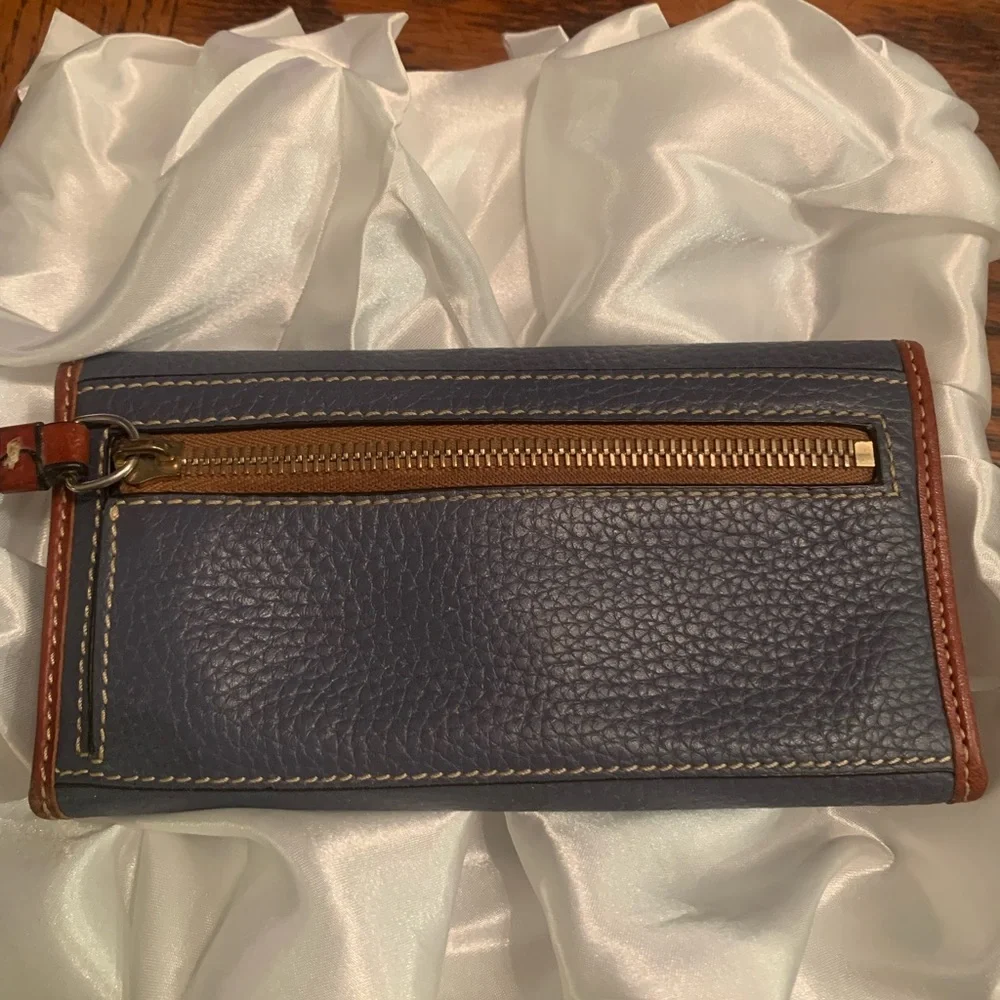 DOONEY & BOURKE AUTHENTIC SLATE BLUE WALLET - Picture 2 of 11
